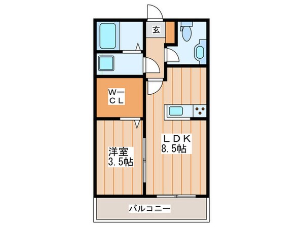 アヴァンサ－ルの物件間取画像